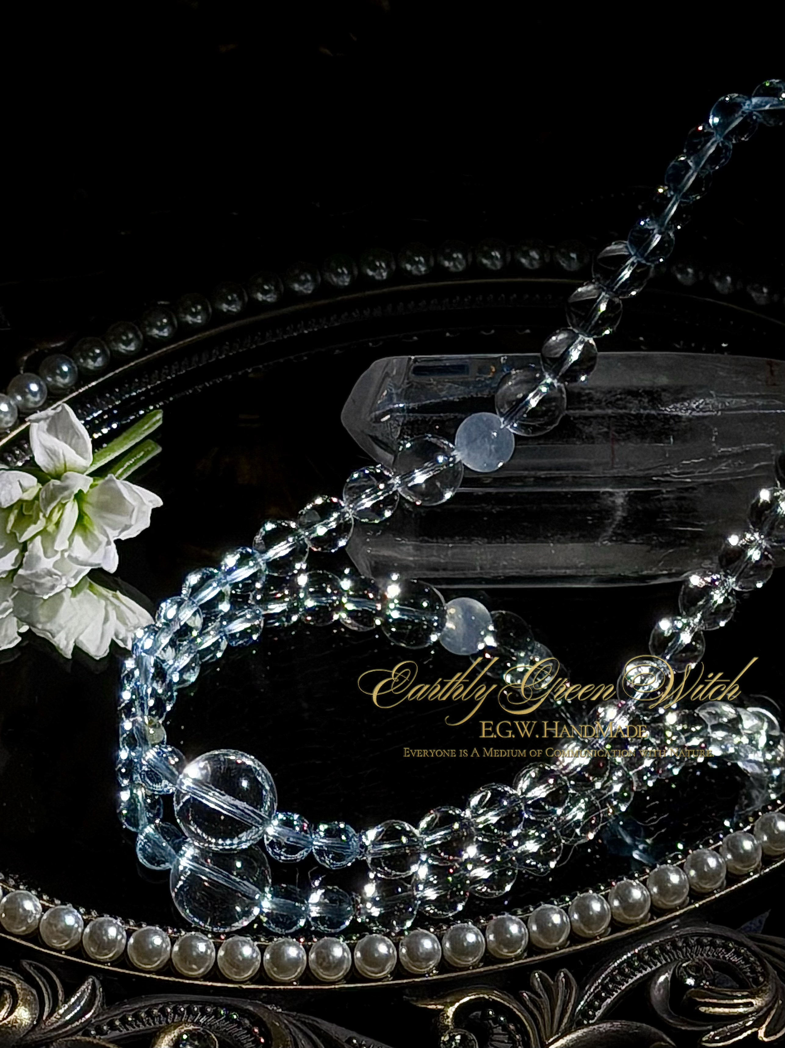 Crystal Bracelet Black Water