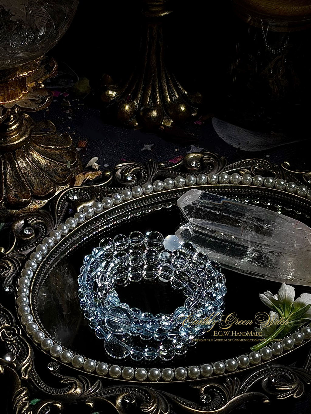 Crystal Bracelet Black Water