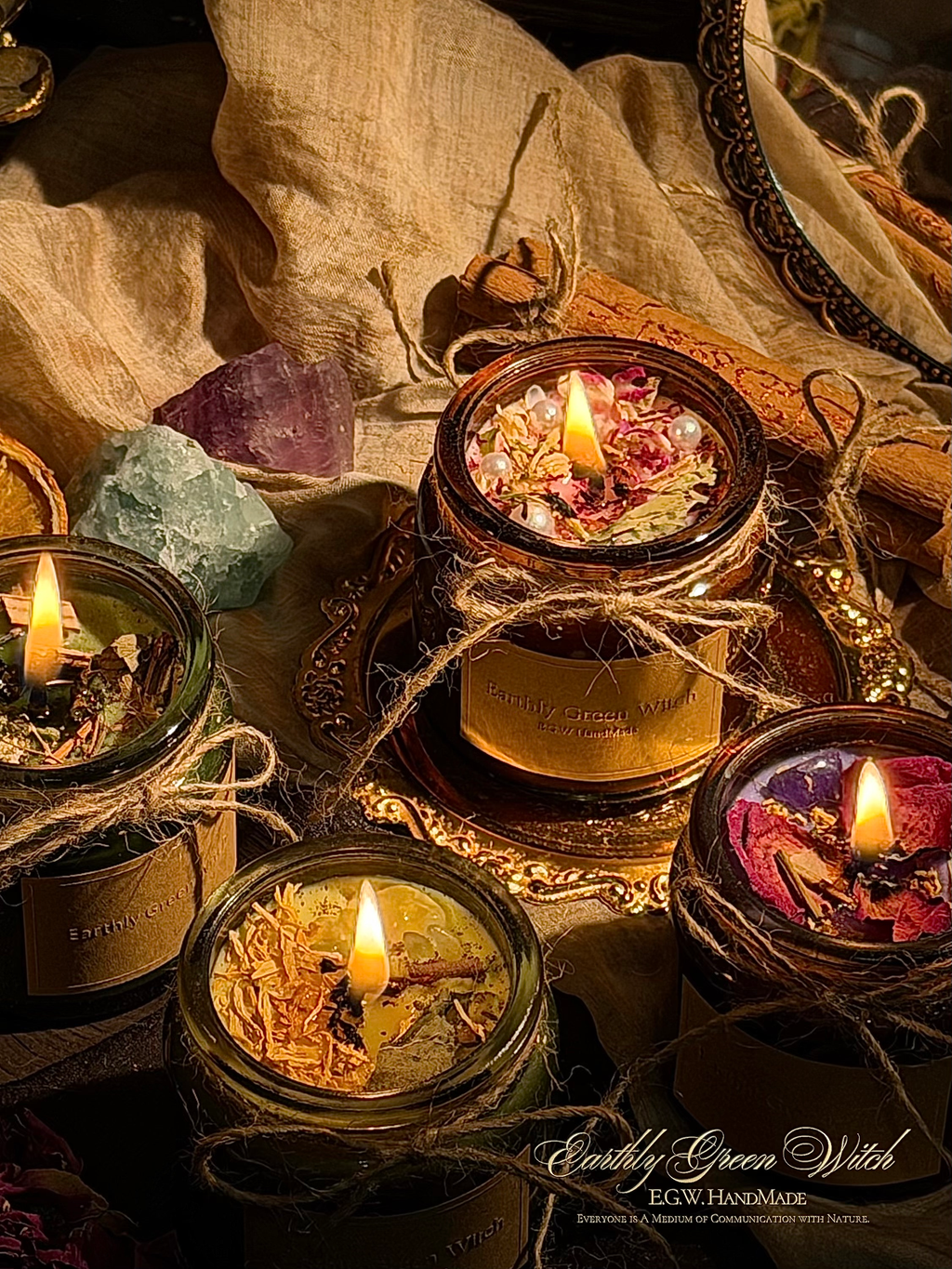 Wildflower Candles Glass Plus