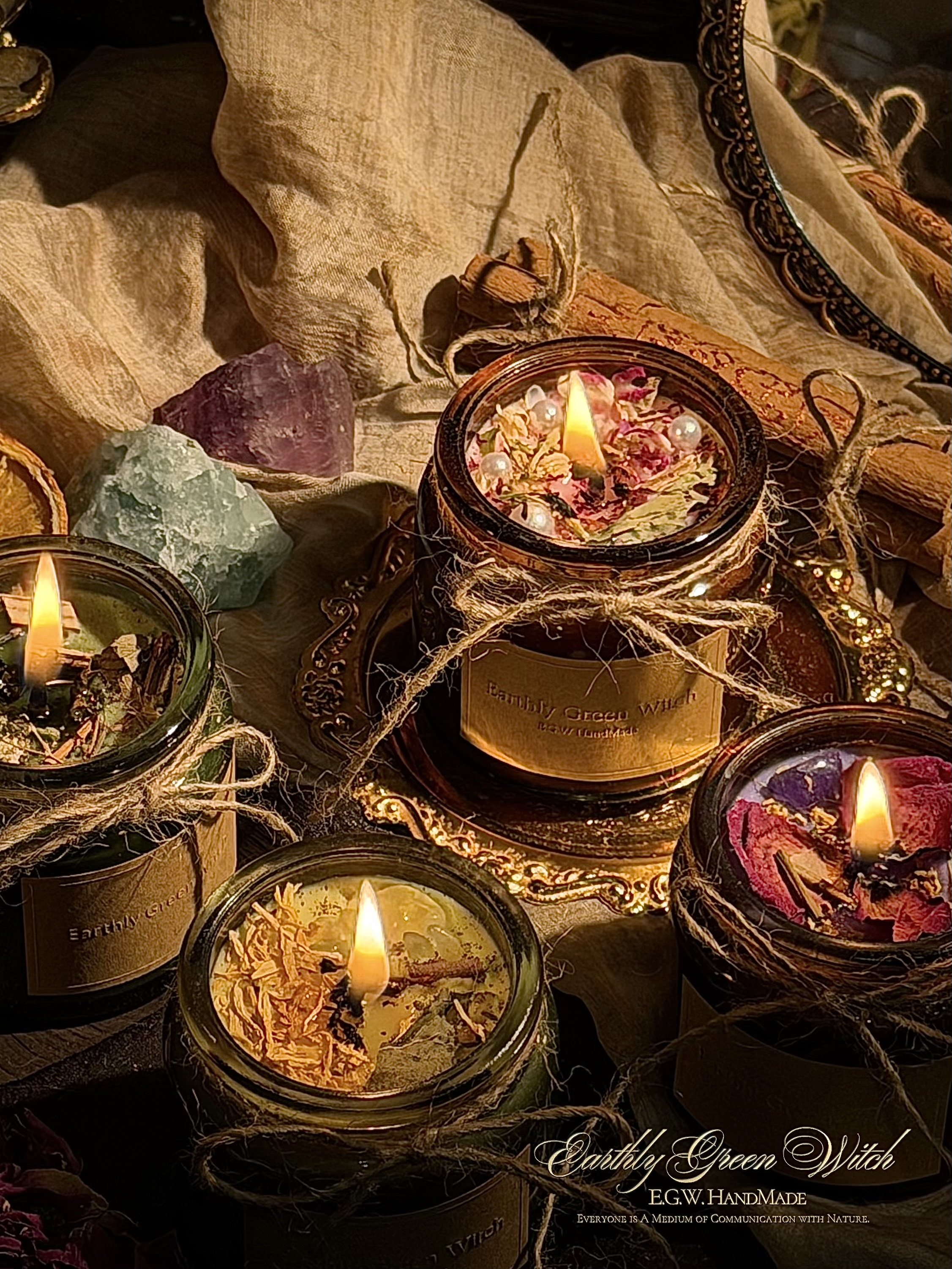Wildflower Candles Glass Plus