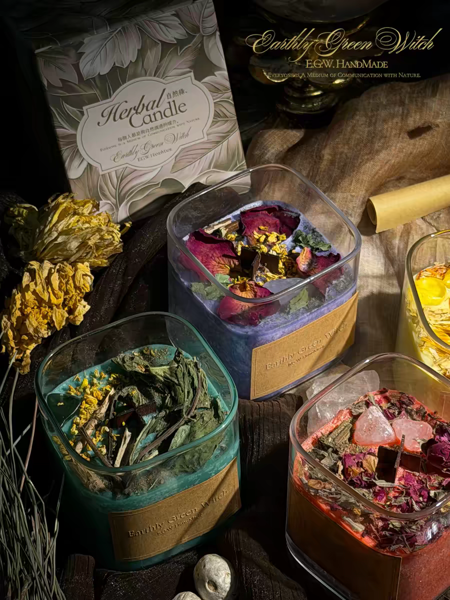 Wildflower Candles Square Cup